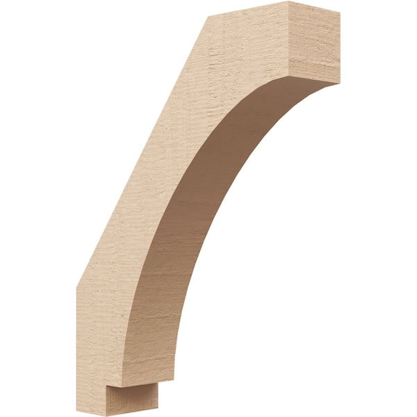 Ekena Millwork 3-inch W x 12-inch D x 16-inch H Imperial Rough Cedar Woodgrain TimberThane Knee Brace, Primed BRCUR03X12X16IMPRCPR - main